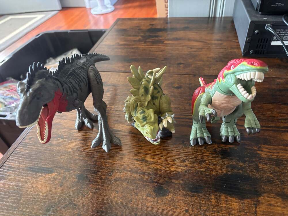 Mattel Jurassic World Action Figure Dinosaur Lot of 3